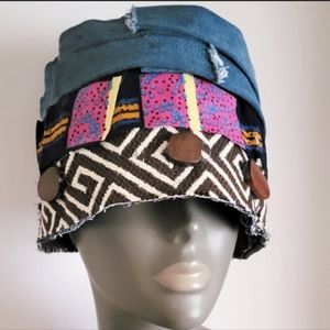 Handmade denim hat